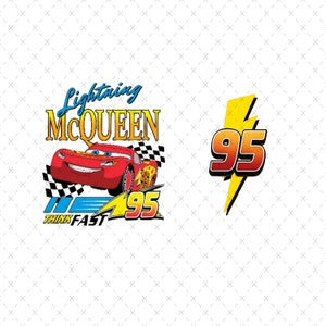 Cars Png, Lightning McQueen Png, Think Fast Cars Png, Png Cars Sublimation Design, Only Png, Digital File, Instant Download
