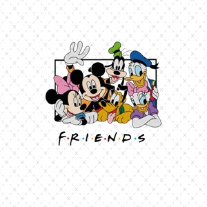 Mickey und Freunde SVG: Familienurlaub Design (Digitale Datei)