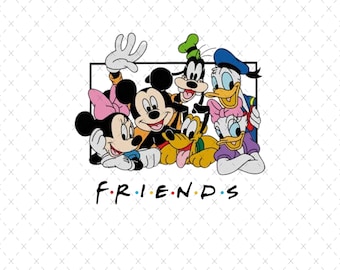 Mickey and Friends SVG: Family Vacation Design (Digital File)