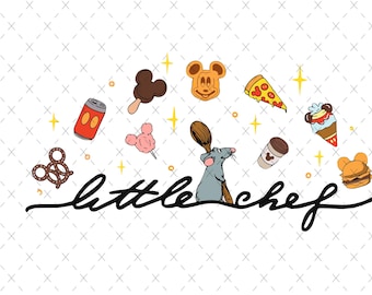 Ratatouille Little Chef PNG SVG : tout le monde peut cuisiner (fichier numérique)