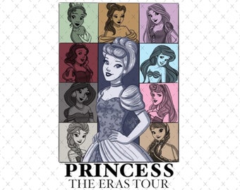 Tour de las Eras de las Princesas Disney, archivos PNG SVG