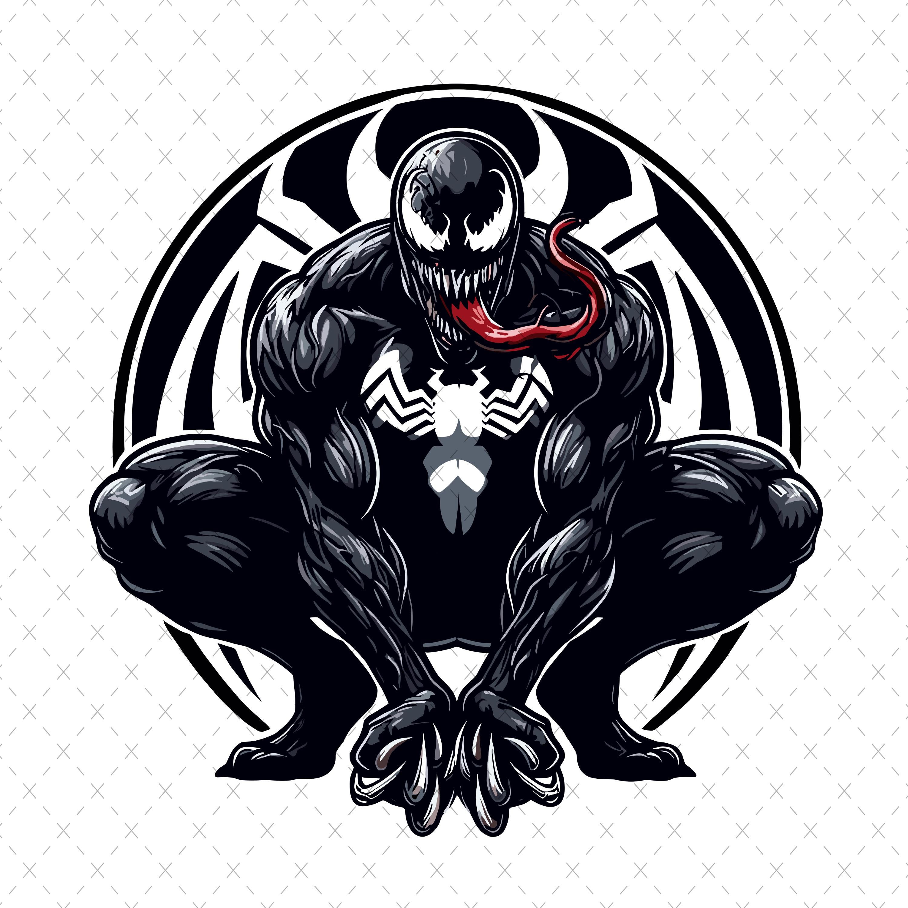 Venom PNG: 水彩スプラッシュスタイル、高解像度ファイル（即時