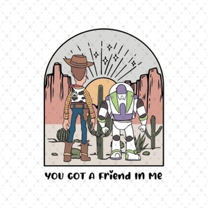 Toy Story Png Svg: Woody & Buzz Clipart (Digital Download)