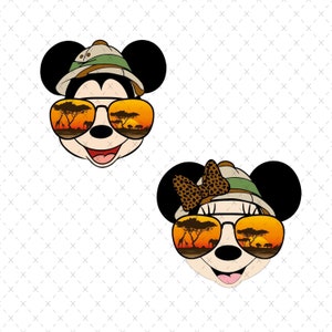 Mickey Safari PNG, Mickey Safari SVG, Mickey Safari Clipart, Animal Kingdom Png, Mouse Head Png, Magical Kingdom Svg, Family Trip Svg
