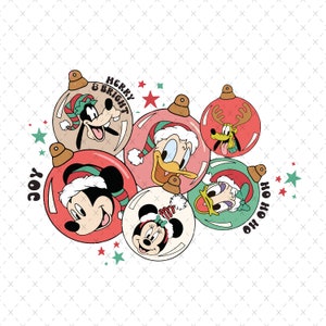 Merry Christmas Svg Png, Christmas Character, Christmas Squad Svg, Christmas Friends Svg, Holiday Season Svg,Mouse And Friends Svg