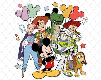 Disney Toy Story Vacation Png Svg (Digital Download)