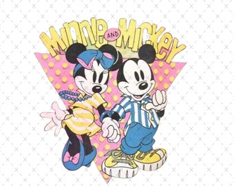 Mickey and Minnie Vacation PNG: Family Trip Digital File