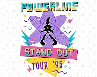 Powerline Stand Out Tour 95 PNG Clipart (Digital File)