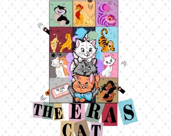 Aristocats Marie Cat SVG PNG: The Eras Cat Design