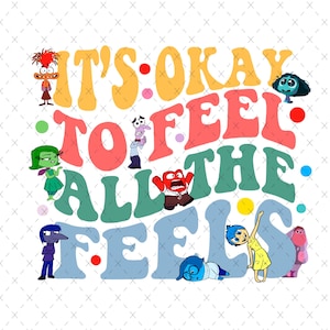 Inside Out 2 Characters Png, Inside Out 2 Clipart Png, All the Feels Anger Sadness Joy Fear Disgust Anxiety Edebiri Envy Png, Inside Out 2