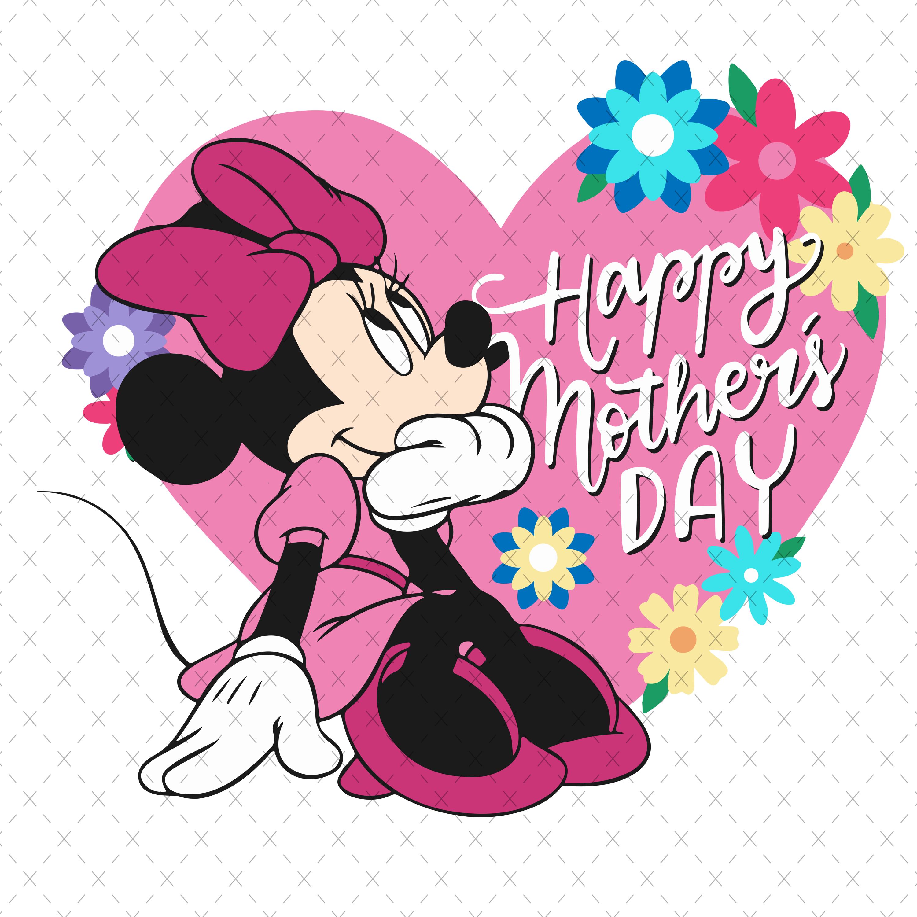Minnie Mouse Mothers Day SVG, Mom Ever PNG - Etsy Hong Kong