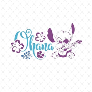 Stitch Ohana SVG: Family Cut File (Digital Download)