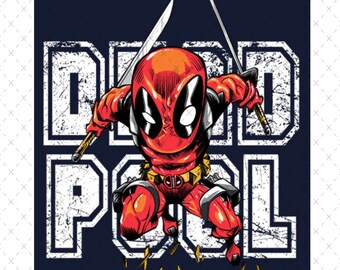 Deadpool & Wolverine Banner: Superhero PNG SVG (Digital Download)