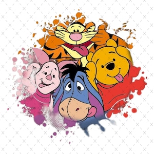 Retro Winnie The Pooh Png, Winnie The Pooh Png, Winnie The Pooh Sublimation,Family Vacation Png, Family Trip Png, Vacay Mode Png, Only Png
