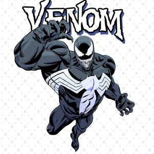 Venom Png, Watercolor and Splash styles, high resolution PNG files for t-shirts, posters, mugs and more, instant download