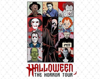 Horror Season png, Halloween Horror png, Halloween Horror Tour png, Horror Movie Characters png, Horror movie png, Halloween png