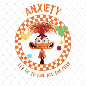 Anxiety Png, Anxiety Svg, Anxiety, Inside Out 2 Png Svg, Family Vacation Png, Sublimation, Anxiety Shirt Png, Digital File