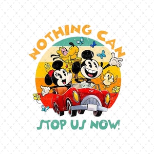 Retro Mickey Family Vacation SVG PNG: Magic Kingdom Trip