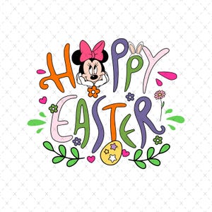 Mouse Easter SVG: Bunny Ears, Family Trip Shirt (Digital Download)