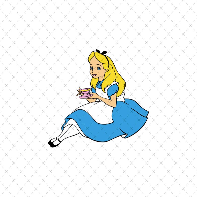 Alice in Wonderland Clipart Mega Bundle: SVG PNG for Crafts (digital ...