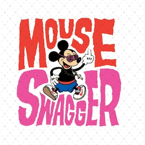 Retro Mickey Swagger SVG: Family Vacation Trip PNG (Digital Download)