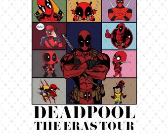 Deadpool & Wolverine SVG PNG: Superhero Design (Digital Download)