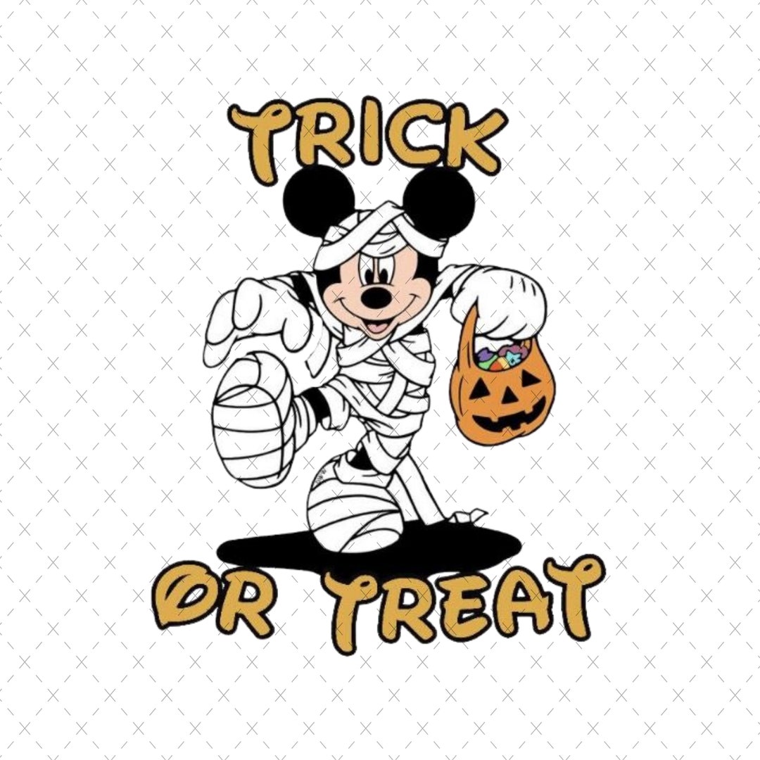 Mickey Mouse Mummy Halloween SVG PNG: Costume Sublimation - Etsy