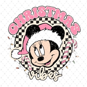 Pink Christmas Minnie SVG, Merry Christmas Svg, Pink Christmas Svg, Xmas Holiday Svg, Instant Download, Minnie Mouse Christmas Png