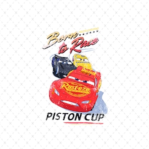 Cars Png, Lightning McQueen Png, Think Fast Cars Png, Png Cars Sublimation Design, Only Png, Digital File, Instant Download, Cars Piston Cup