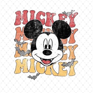 Mickey Halloween Png, Mouse Halloween Svg, Halloween Png, Trick Or Treat Png, Spooky Vibes Png, Halloween Sublimation, Pumpkin Png