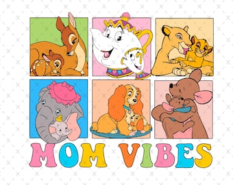 Retro Disney Mom SVG, Family Vacation PNG (Digital Download)