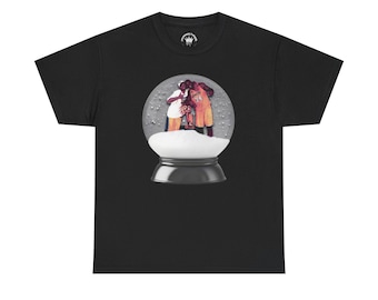 Winter Wonderland Snow Globe Tee | Holiday Gift, Graphic T-Shirt, Cozy Apparel, Unisex Fashion, Seasonal Style