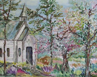 Chiesa nel bosco selvaggio