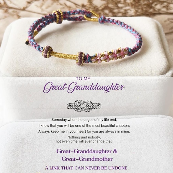 Granddaughter Bracelet-grandmother/grandpa and Granddaughter A