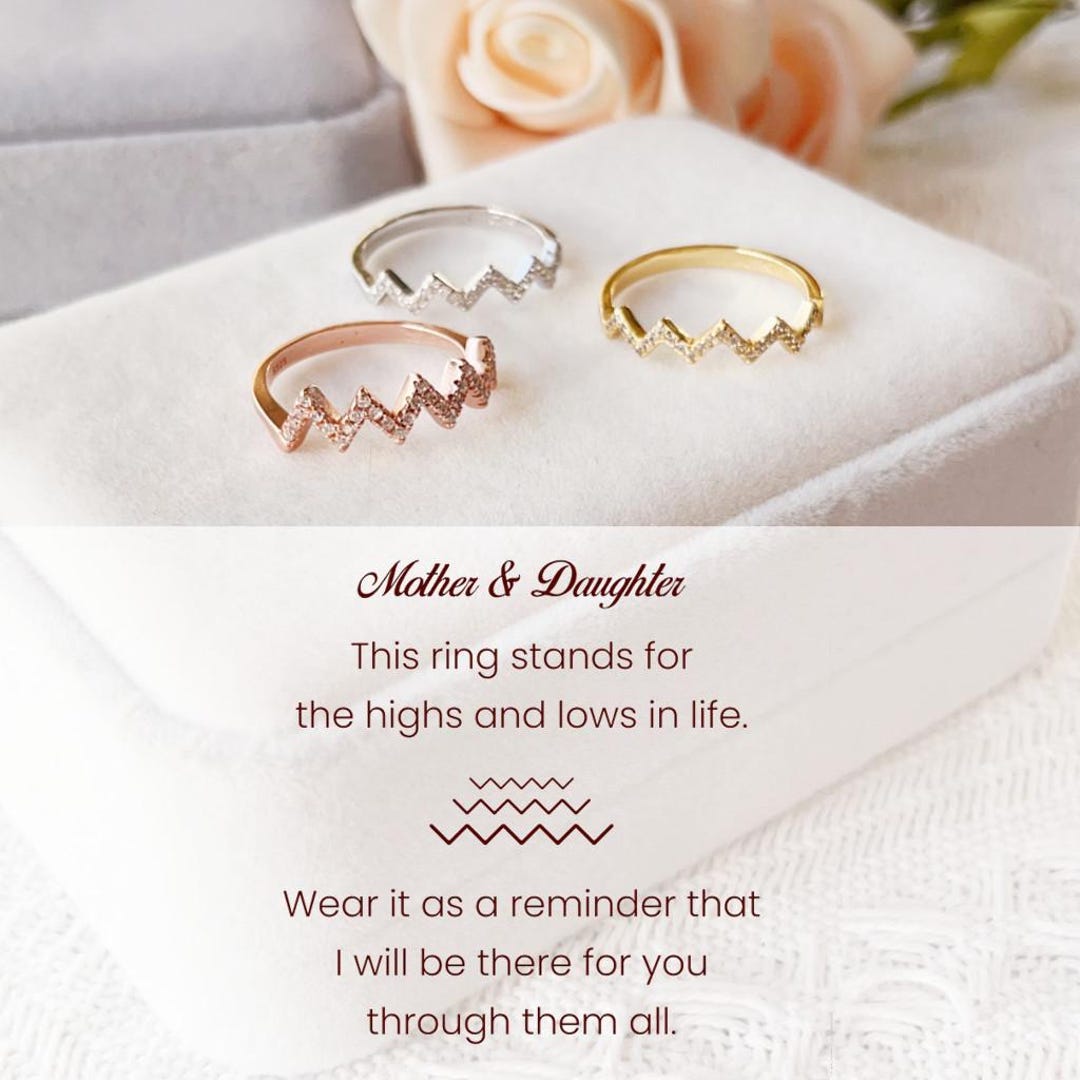 from Mom to Daughter Square Knot Ring-I'll Be There for you,Gift for Daughter Mom,Mother's ring,infinity Promise ring,Birthday Gift for Her from Mom to Daughter Square Knot Ring-I'll Be There for you,Gift for Daughter Mom,Mother's ring,infinity Promise ring,Birthday Gift for Her