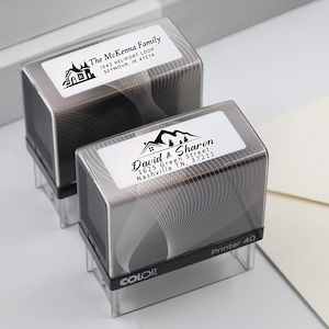 Aangepaste nieuwe thuisadresstempel | Zelfinktend of op hout | Stempel retouradres | Zakelijke retourstempel | Housewarmingcadeau