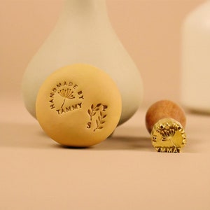 Timbro in ottone natalizio personalizzato per regali in ceramica, timbro personalizzato in ceramica/sapone/argilla, timbro in ceramica, regalo di Natale per amici/bambini