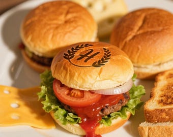 Custom Logo Branding Iron: Electric Food Stamp for Burgers & Bread