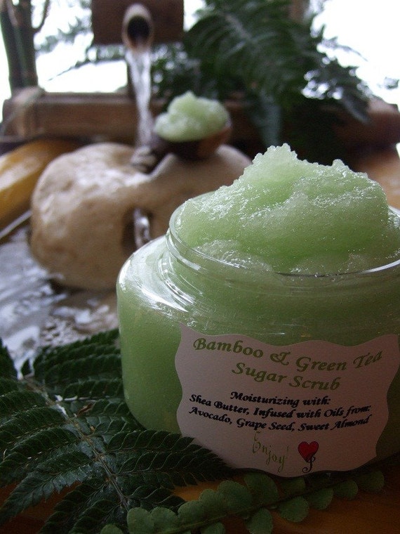 SHEA BUTTER SUGAR Scrub Large 8 Oz Tub With Avocado / Sweet Etsy