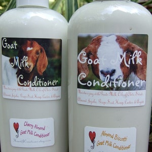 Goat Milk Conditioner All natural Creamy Goat Milk Conditioner image 4