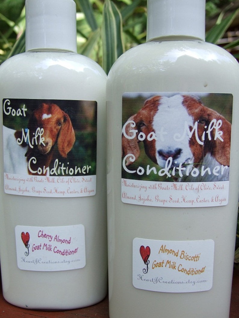 Goat Milk Conditioner All natural Creamy Goat Milk Conditioner image 4