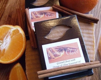 ORANGE CLOVE  Essential Oils  Handmade Soap Bar with Cloves