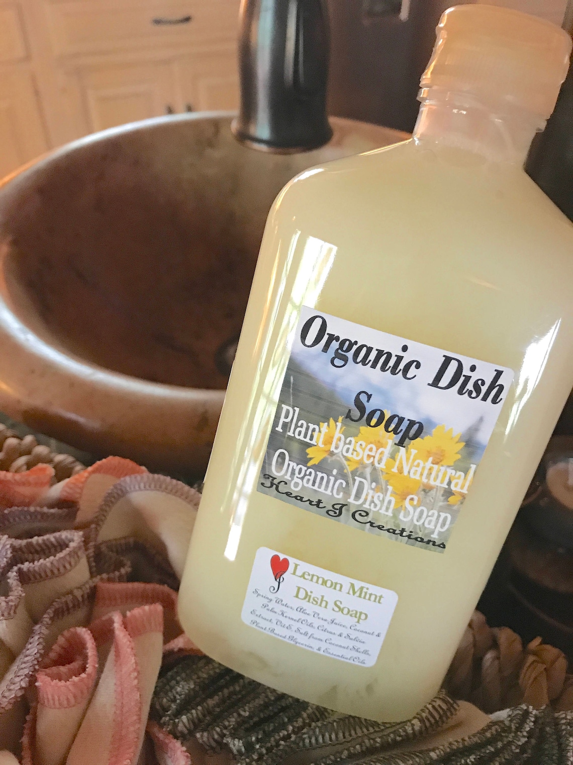 ORGANIC DISH SOAP Plant Based Etsy