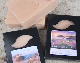 TAHITI SWEETIE ~ Pink Clay COCONUT Milk Soap