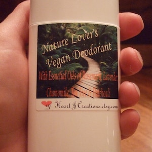 NATURE LOVERS DEODORANT All Essential Oils Vegan