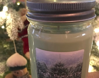 FRESH CUT FIR Pine ~ Soy Candle Hemp / Cotton Wick