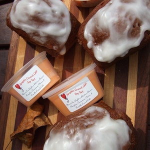 PUMPKIN CRUNCH CAKE Soy Wax Tart 2 oz size