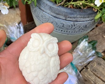 WHITE BIRCH Owl Glycerin Soap