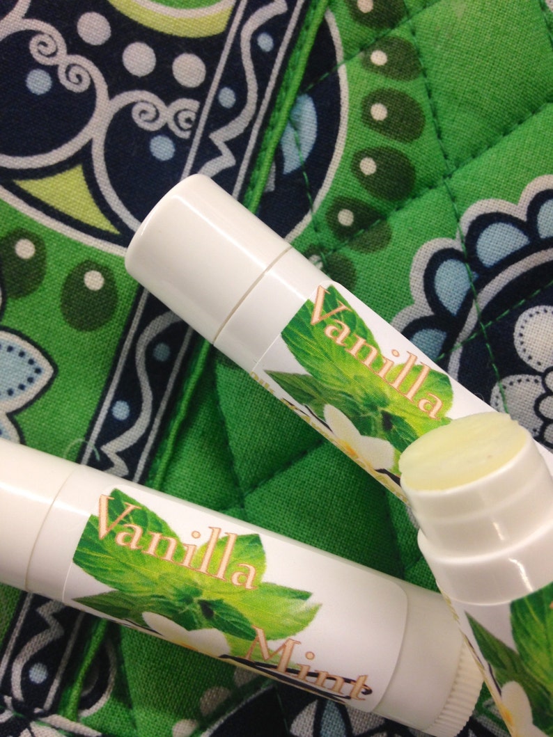 VANILLA MINT Lip Balm All Natural image 3