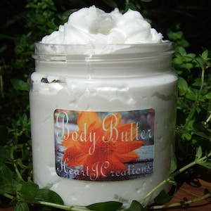 BODY BUTTER with Cocoa Butter - Shea Butter - You Pick your Scent You Want to Create